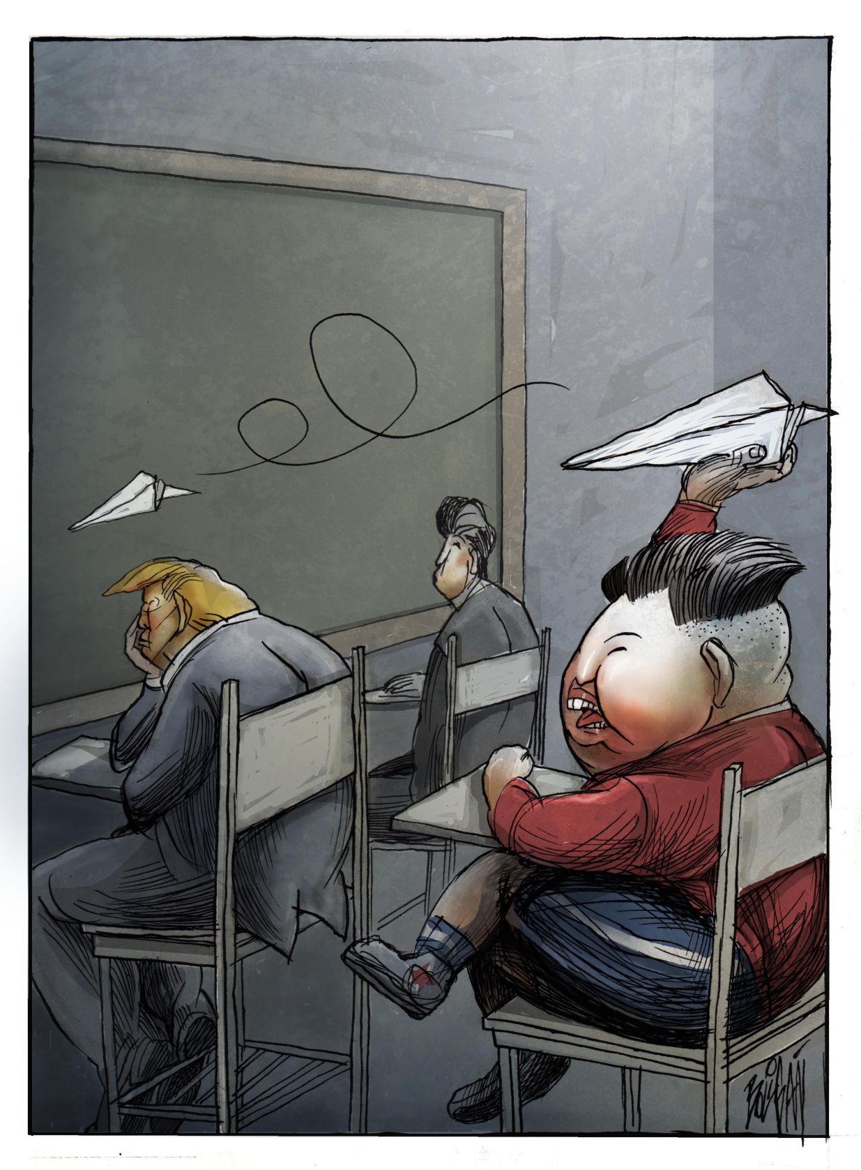 Bullying by Angel Boligan, El Universal, Mexico City, caglecartoons.com